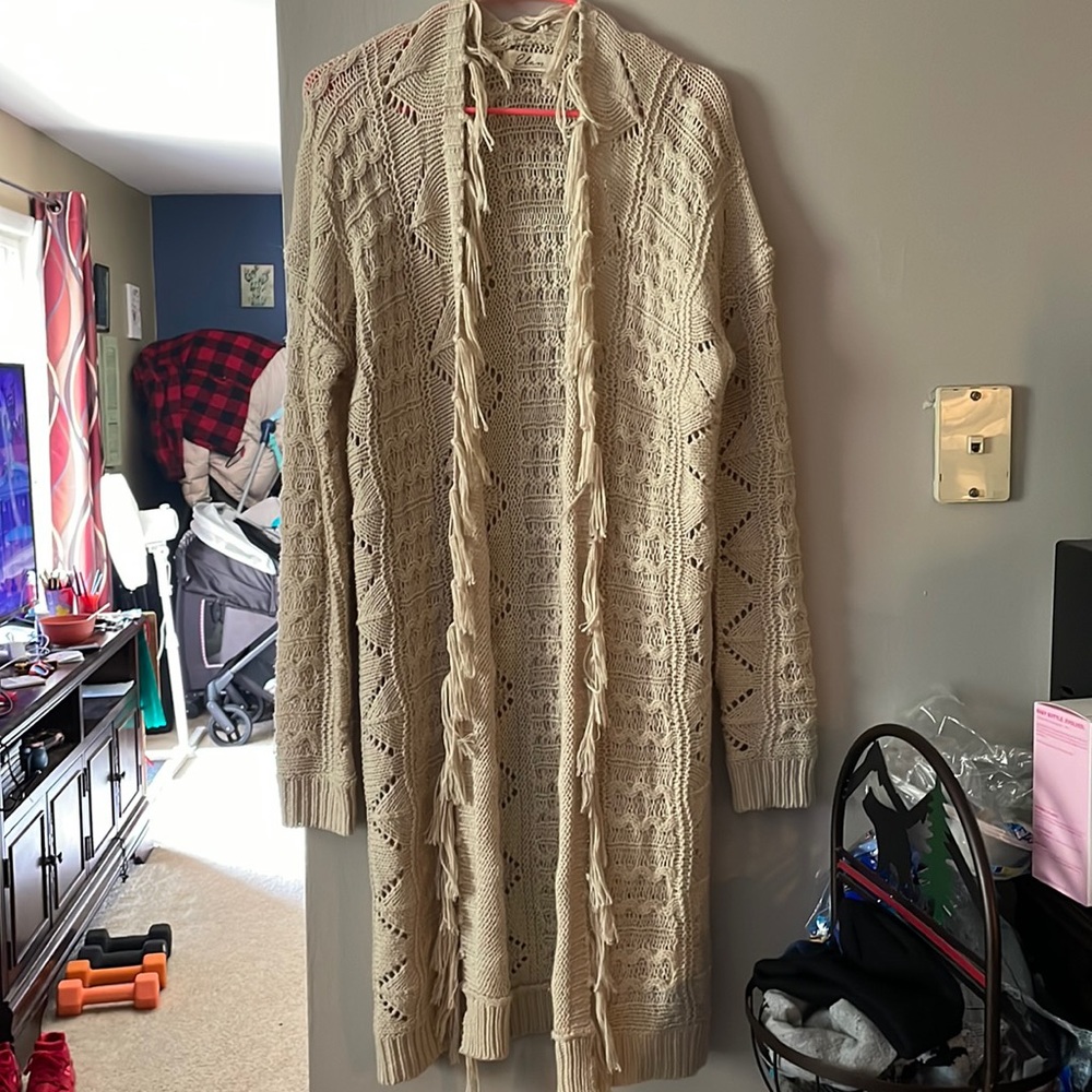 Elan Open Front Long Cardigan